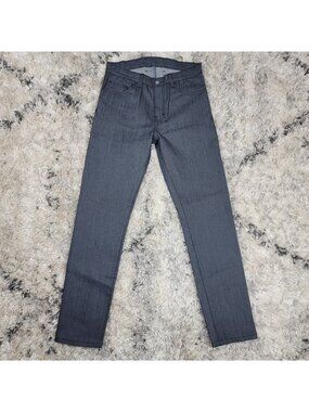 Blue Delta Jeans Men’s 31x31 Custom Made in USA Pants Gray Denim Stretch